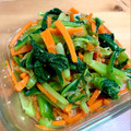 ぽろっとＱちゃん's cooksnap of when they made 小松菜とにんじんの和風ナムル.