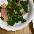 大王イカ's cooksnap of when they made つるムラサキとベーコンの炒め物.