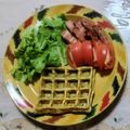 伸ちゃん★'s cooksnap of when they made かぼちゃとくるみの簡単★もちもちワッフル.