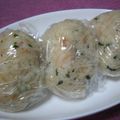 denchan's cooksnap of when they made マヨ醤油で大葉ツナ香ばしおにぎり✿.