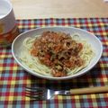 jmuani's cooksnap of when they made 甘めがいい！さっちゃんミートソース.