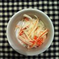 nicosheep's cooksnap of when they made 子供も喜ぶ♪大根カニかまマヨサラダ☆.