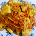 ハンタナ's cooksnap of when they made さつまいも＆ごぼう＆にんじんの甘味噌炒め.