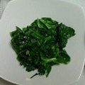 あくあ☆ぶるー's cooksnap of when they made セロリの葉の韓国風ナムル.