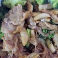 andyhope69's cooksnap of when they made 長芋とブロッコリーのみそ炒め.