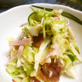 ユーロン's cooksnap of when they made 新食感♪簡単 柿とキャベツのサラダ.
