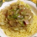 ﾐｰﾄﾊﾟｲママ's cooksnap of when they made 市販の塩焼きソバをあんかけにアレンジ.