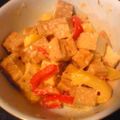 Linlyn's cooksnap of when they made レンジで厚揚げとカラーピーマンの味噌和え.