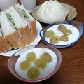 よちりん's cooksnap of when they made ヨーグルトにぶどう＆はちみつ・レモン♪.