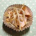 アッコチ's cooksnap of when they made ３分で！お弁当にハムもやし炒め♪.