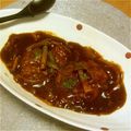 サモタン's cooksnap of when they made 簡単☆合い挽き肉で豆腐煮込みハンバーグ♪.