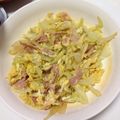 natsu_18's cooksnap of when they made サッと簡単☆キャベツ玉子炒め.