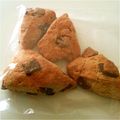 morimichi's cooksnap of when they made ホットケーキミックスでチョコスコーン♪.