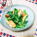 文福はむ吉's cooksnap of when they made 小松菜とさつま揚げのちゃちゃっと炒め.