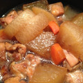 ゆうまいち's cooksnap of when they made 鶏肉と大根の煮物.