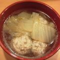 かせ0223's cooksnap of when they made シャキシャキれんこんの鶏だんごスープ.