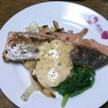 ｎａｍｉ☆ｎａｍｉ's cooksnap of when they made サーモンムニエルのマスタードソース.