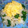 チャーミル's cooksnap of when they made 菜の花と生姜じゃこの香り混ぜごはん.