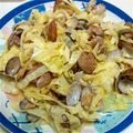 ☆琉мaмa☆'s cooksnap of when they made キャベツが美味しい！アサリの酒蒸し♪.