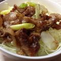 ♪あじゅ♪'s cooksnap of when they made ネギ塩豚、千切りキャベツにのせて。.