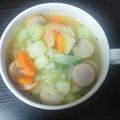 mixaaa's cooksnap of when they made ころころ野菜の食べるコンソメスープ.
