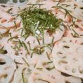 生誕１９７３年独身男's cooksnap of when they made レンコンのたらこソース和え.