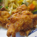こずっぺ's cooksnap of when they made 玉ねぎ衣の唐揚げ.