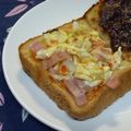 ひーゆっき's cooksnap of when they made キャベツ×ベーコンのスイチリマヨトースト.