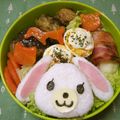 赤い電話's cooksnap of when they made シュガーバニーズのお弁当（キャラ弁）.