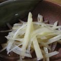 ひろみつばち's cooksnap of when they made 極細じゃがいもと玉葱の酢の物.