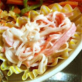 LOVEﾘﾝ's cooksnap of when they made お弁当に♪かにかまのオイマヨ和え.