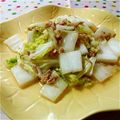 ねっちゃんっ's cooksnap of when they made ★材料３つで簡単！白菜のツナ炒め★.