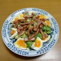 55才のおじさん's cooksnap of when they made ベーコンとブロッコリーと卵のマヨサラダ.