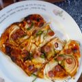 ばななっぺ's cooksnap of when they made 冷ごはんdeピザ生地.