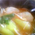 kin0py's cooksnap of when they made ポカポカ温まる☆味噌キムチスープ.