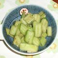 ラブピアノ's cooksnap of when they made 野菜deおつまみ♪きゅうりにんにく塩炒め.