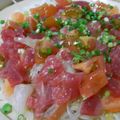 junko0713's cooksnap of when they made ３種の魚の簡単あっさりカルパッチョ.