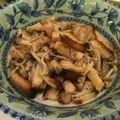 asukabany's cooksnap of when they made お弁当用♪きのこと油揚げの和え物.