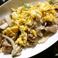 バウンド's cooksnap of when they made ヘルシーで簡単♬エリンギと豚の卵とじ♪.