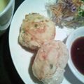 chiko69's cooksnap of when they made 大葉と蓮根のシャキシャキ鶏つくねバーグ.