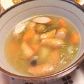 kyonko-f's cooksnap of when they made ウインナーとじゃが芋のコンソメスープ.