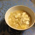 saku＊mama's cooksnap of when they made 白菜と豆腐の簡単中華スープ.