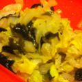 いおこと's cooksnap of when they made 白菜とわかめのホットサラダ.