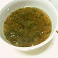 LOVEﾘﾝ's cooksnap of when they made 田舎風♥甘めな『あおさのお味噌汁』.