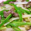 Rick_t's cooksnap of when they made じゃがいもで☆チンジャオロース.