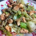 ひろちきん's cooksnap of when they made 鮭とキャベツの炒め物.