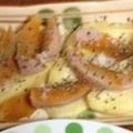 meff's cooksnap of when they made ポテトとベーコン・ソーセージのチーズ焼き.