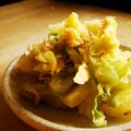 まきーころ's cooksnap of when they made 茹でキャベツと干しエビの辛子醤油あえ.