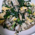 しらぽっち's cooksnap of when they made ニラと舞茸のチャーハン✿.