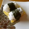 UMAe's cooksnap of when they made ✿にぎり寿司✿シャリおんザ☆だし巻き卵✿.